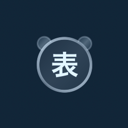 表を表示したPANDA MONOウィジェット